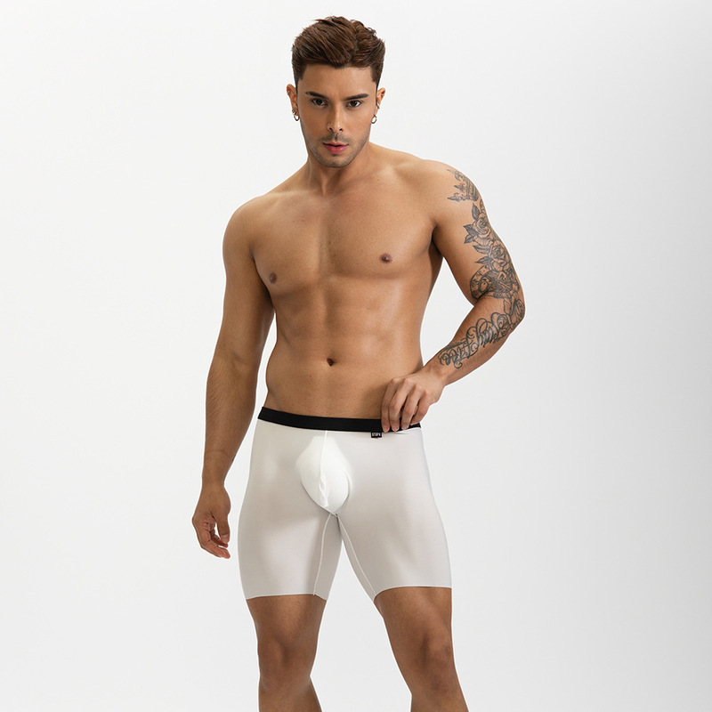 Men's Anti-Chafing Long Leg Boxer Briefs Wholesale In Stock Men's Anti-Chafing Long Leg Boxer Briefs Wholesale In Stock