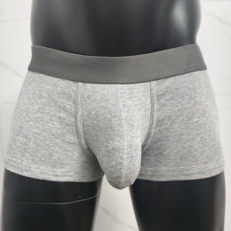 Men's Underwear, Combed Cotton U-Convex Sports Boxer Briefs, Simple and Comfortable, Solid Color, Skin-Friendly, Youth Boxer Shorts Men's Underwear, Combed Cotton U-Convex Sports Boxer Briefs, Simple and Comfortable, Solid Color, Skin-Friendly, Youth Boxer Shorts