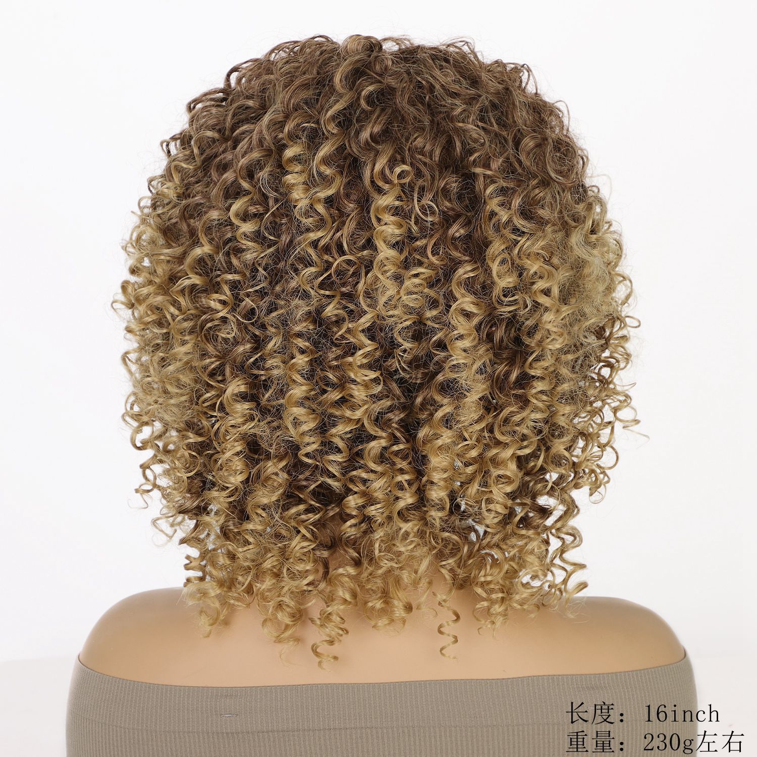 África comercio exterior explosivo cabeza pequeña pelucca damas corta cabeza negra pequeña pelucca Curly Afro Wig