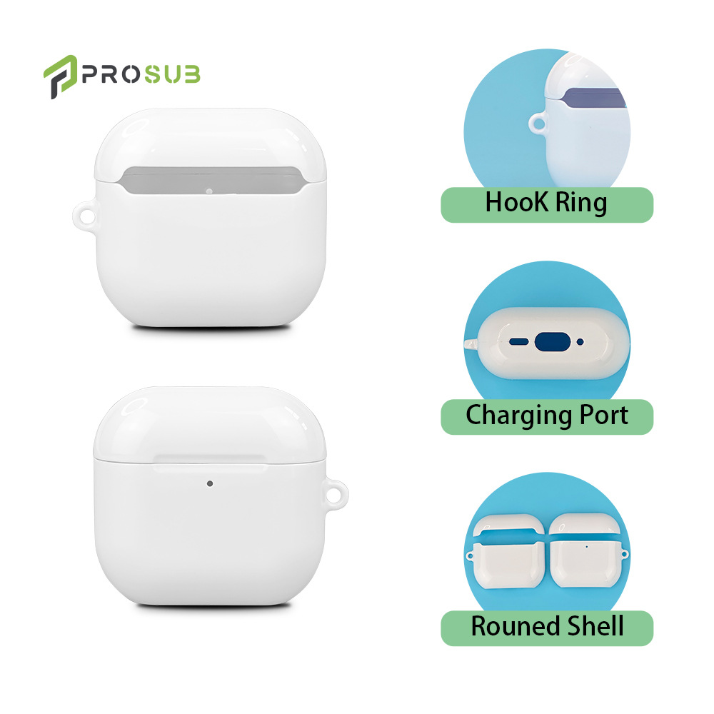 Aplicable a Apple AirPods 4 generación de cubierta de auriculares recubierto de película transferencia térmica de cuatro piezas material de cubierta de auriculares al por mayor