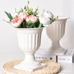 卸売りのプラスチックの植木鉢の結婚祝いの装飾のたらいのローマの柱は取り外し可能で、高い足の生け花の緑の羅の水は大きいサイズの多肉のたらいを育成します。