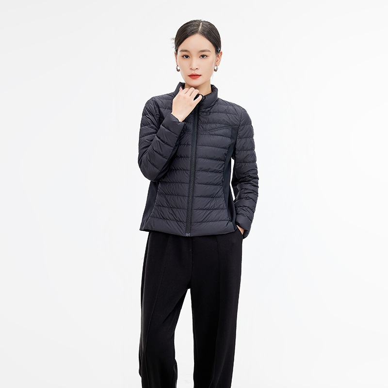 90白鹅绒轻薄羽绒服女2024秋冬新款时尚保暖内搭设计感百搭外套