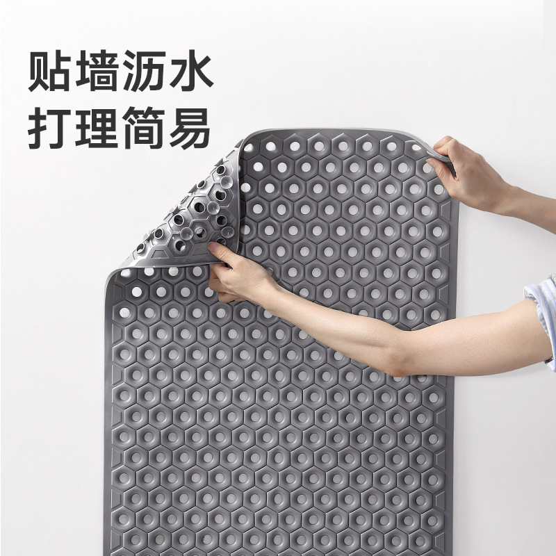 Almohadilla antideslizante de baño de color sólido de PVC dajiang almohadilla antideslizante para ancianos para bañarse y evitar caídas almohadillas antideslizantes para baños de ducha y baños image 5