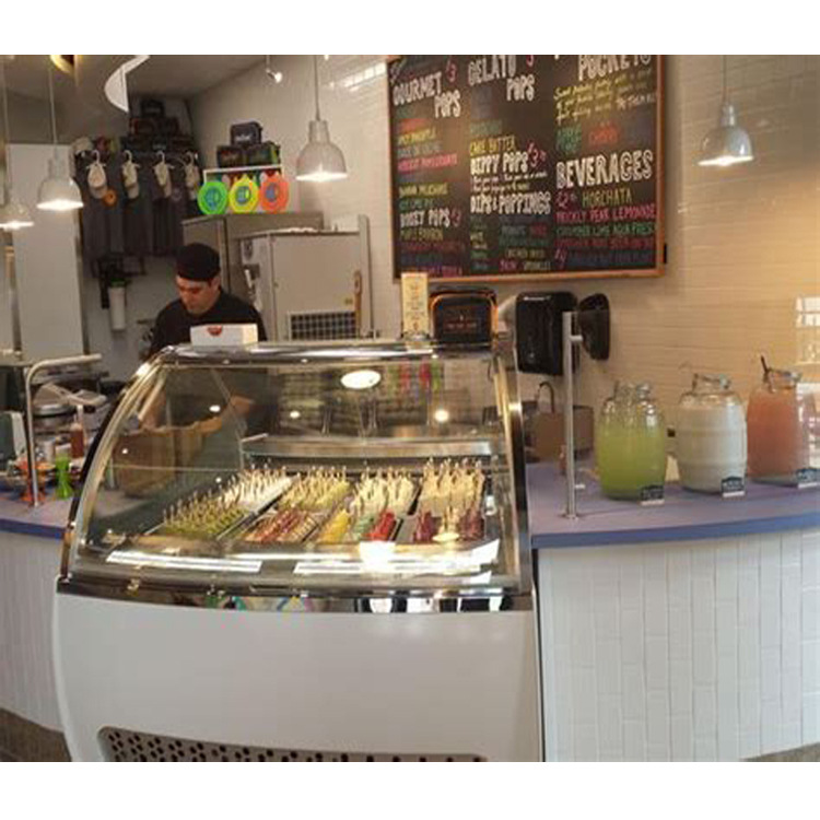 Ice Cream Ice Cream Stainless Steel Display Cabinet Constant Temperature Control Display Cabinet Braised Pig's Trotters Display Cabinet Can Be Customized