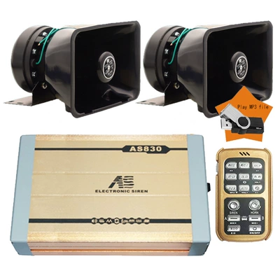 Car horn/tweeter control siren speaker, 12V