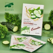 外贸跨境30g黄瓜面膜贴水果英文版现货出口 Cucumber Facial Mask