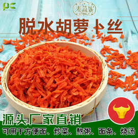 厂家批发胡萝卜丝 500g/20kg脱水胡萝卜丝 方便面脱水蔬菜包低脂