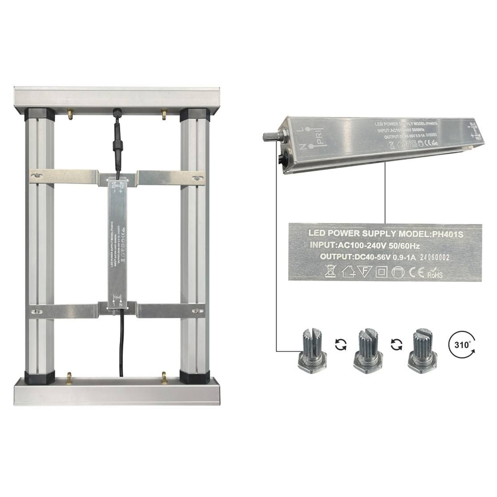 60Wȫ���� LEDֲ��������IP65 ��ˮ����ֱ���ɶ��ƹ��������ɶ���