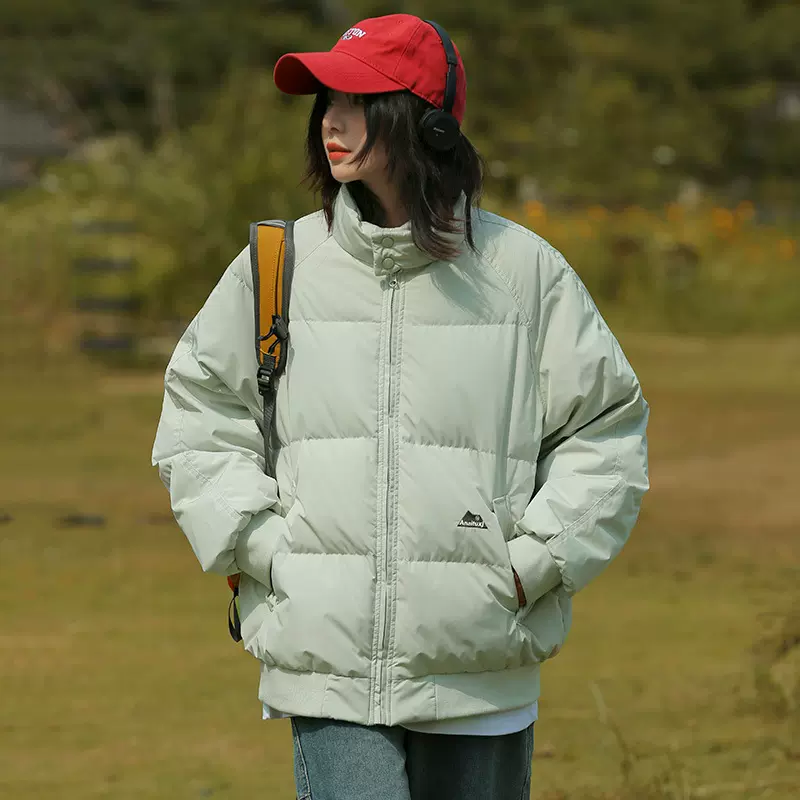 羽绒棉服女短款2025冬新款立领百搭宽松棉袄棒球服棉衣面包服外套