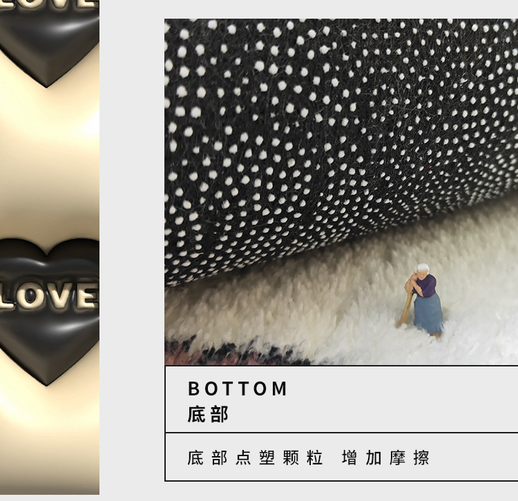 Alfombra decorativa de Navidad con forma de muñeco de jengibre, antideslizante y suave para sala o entrada