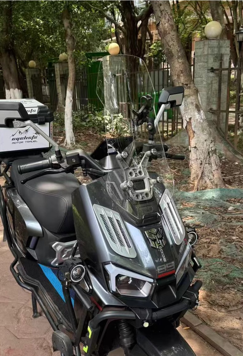 Suitable for Taoling Fengshen Fire Eye Mecha 3 Special Modified Heightening Front Windshield Accessories Windshield Glass Chest Protector