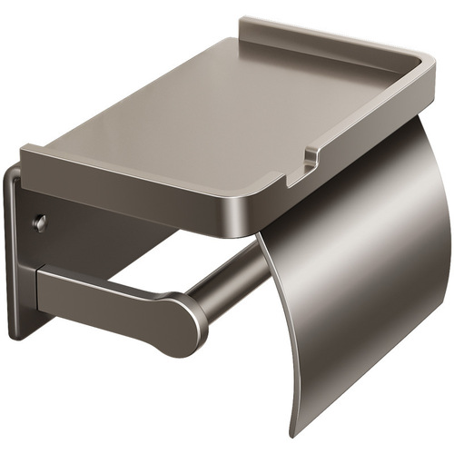 Wall-mounted toilet paper holder bathroom tissue paper roll holder without drilling waterproof toilet paper roll holder restroom tissue paper stand