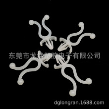 龙然厂家直销 插销式扭线环 PC板飞机头隔离束线夹  尼龙锁线扣