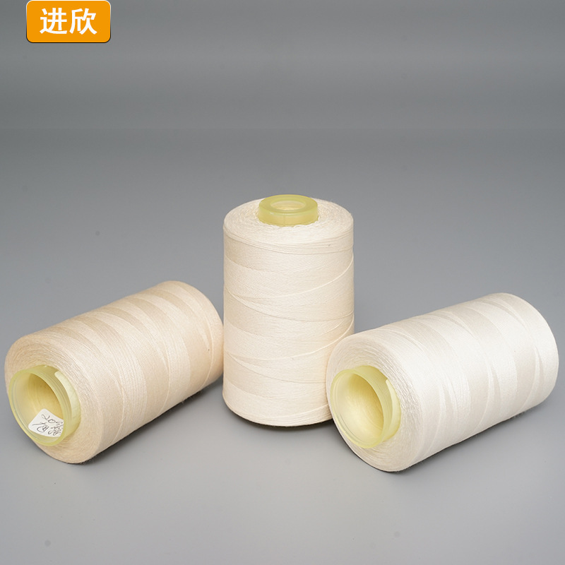 棉包涤包芯线长绒棉+涤纶长丝防水布工作服强度高耐磨涤棉缝纫线