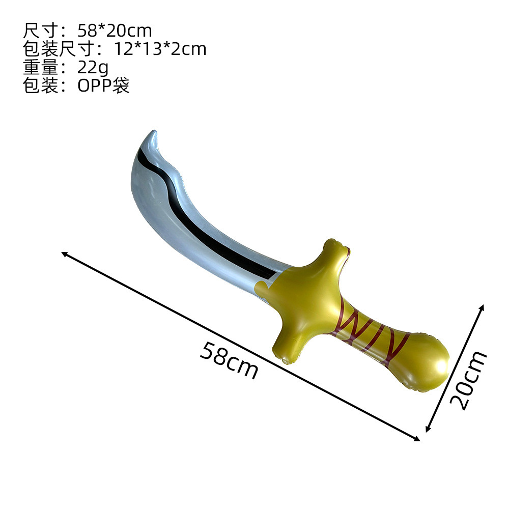 Yellow pirate knife