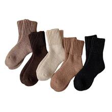 I 59131 Thick Solid Color Towel Socks ��ůë���� ŷ���羳��