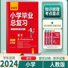 24新春雨实验班小学毕业总复习教材配套用书5合1冲刺名校必备方案