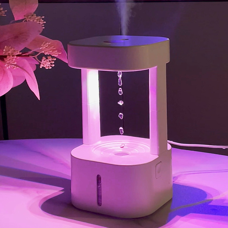 Humidificador de gran pulverización para comercio exterior, humidificador de humedad para sala de estar, dormitorio, purificación de aire, aromaterapia, humidificador antigravedad de escritorio para el hogar