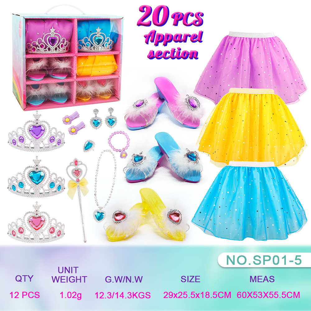 1416g Weight Dress Up & Pretend Play Toys Type Plastic Material Crown Pattern Cute Style Crown Plastic Dress Up & Pretend Play 7