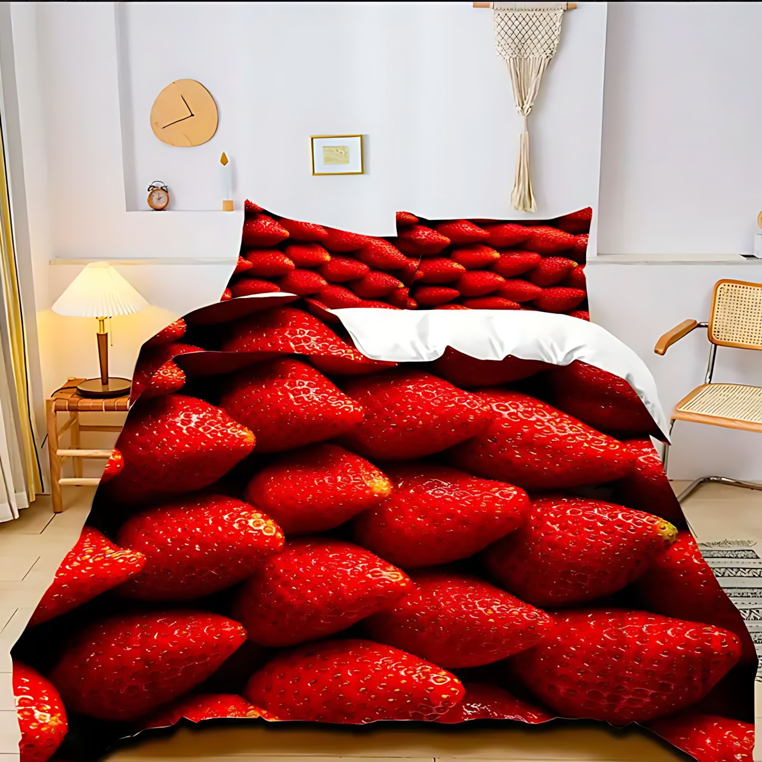 TEMU / JIT Colorful Fruit Series Pattern HD Impresión Digital Brilliant Sleeve Cover Kit