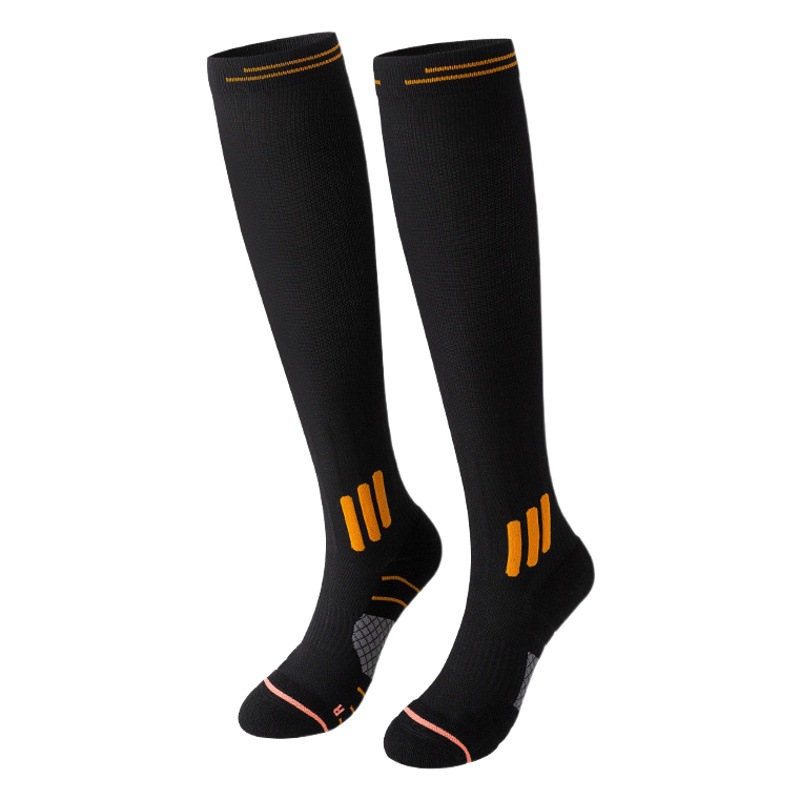 Sport'sHouse Sports House Calcetines de compresión de energía muscular de tubo largo de primavera y verano para mujer Calcetines deportivos de presión de salto de cuerda