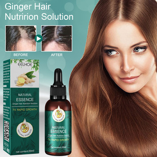 EELHOE Old Ginger Hair Care Essential Oil Repair Hair Follicle Hair Growth Soft Smooth Dry and Irritated Nutritious Essential Oil