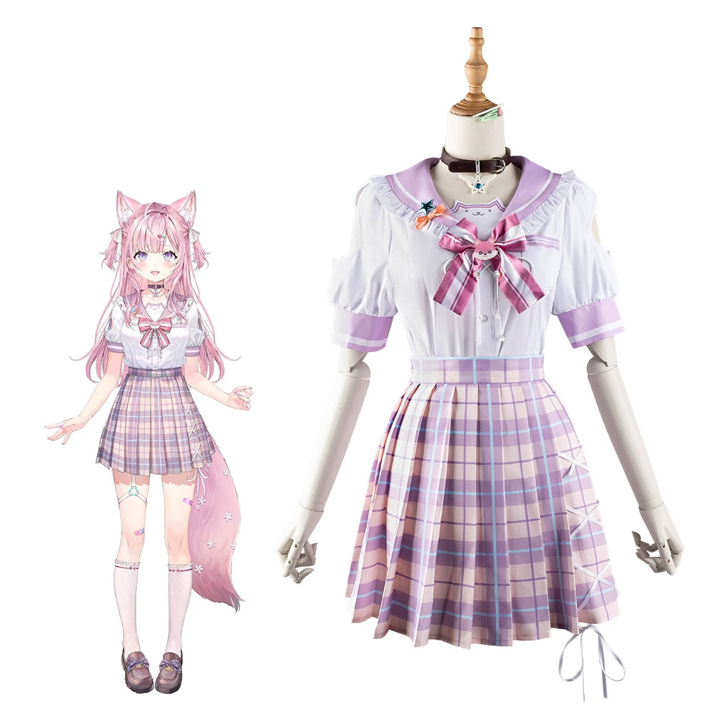 Виртуальный итик-ведущий Бои Sayori костюм женщины юбка ежедневная униформа JK CG1780