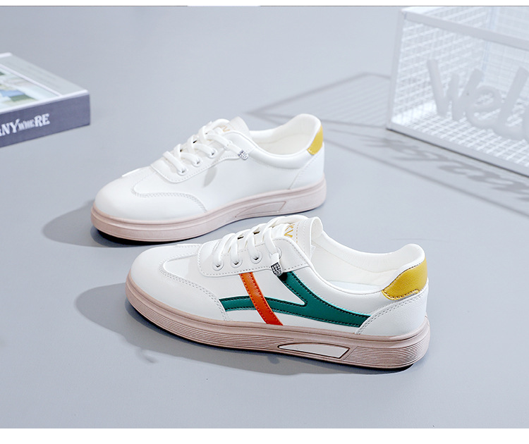 Kleine Witte Schoenen Dames S Lente Nieuwe Sport Koreaanse Versie Alle Match Student Platte Casual D_voghion.com