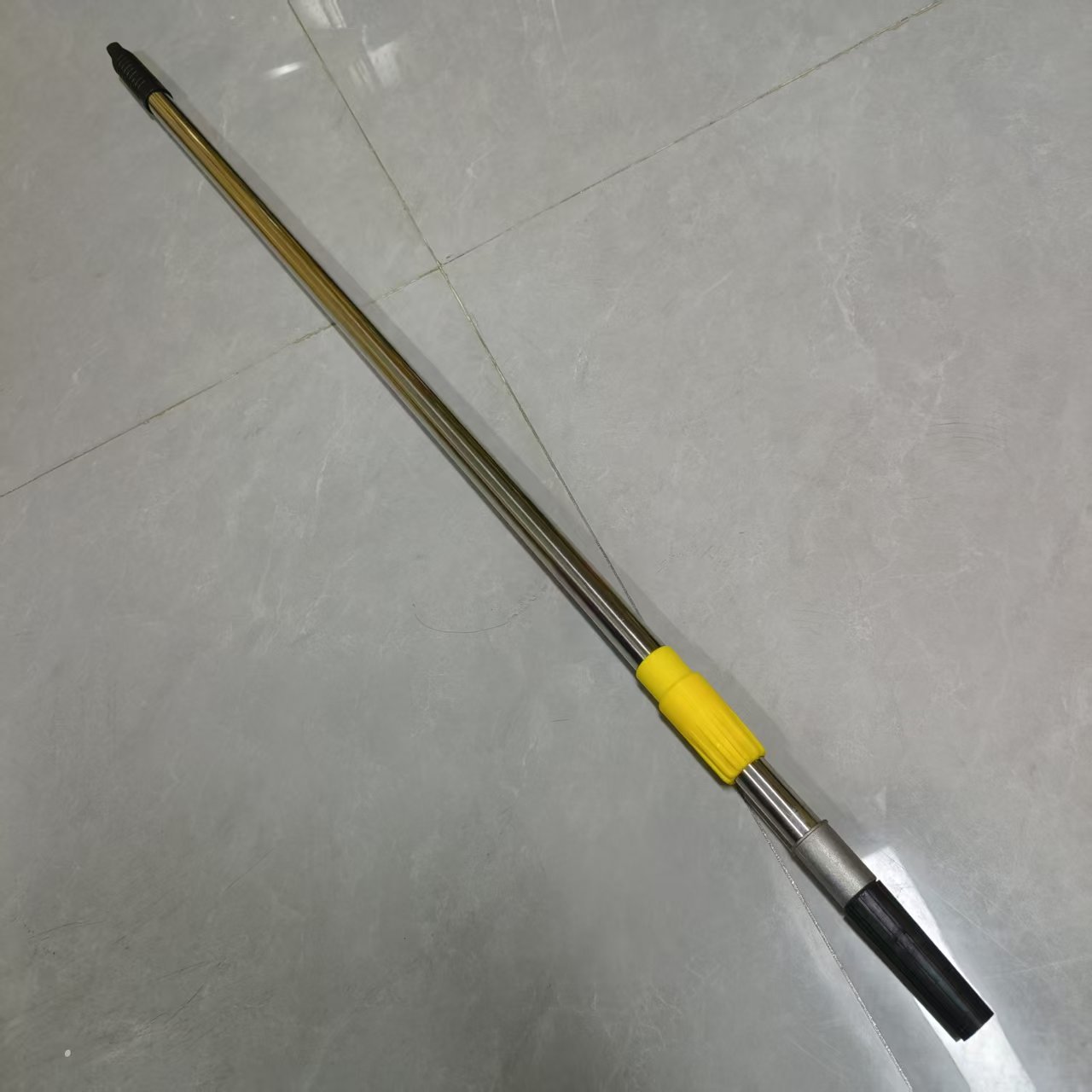 Rodillos de pintura de acero inoxidable varilla telescópica herramienta de pintura alargada varilla telescópica gruesa varilla de conexión alargada