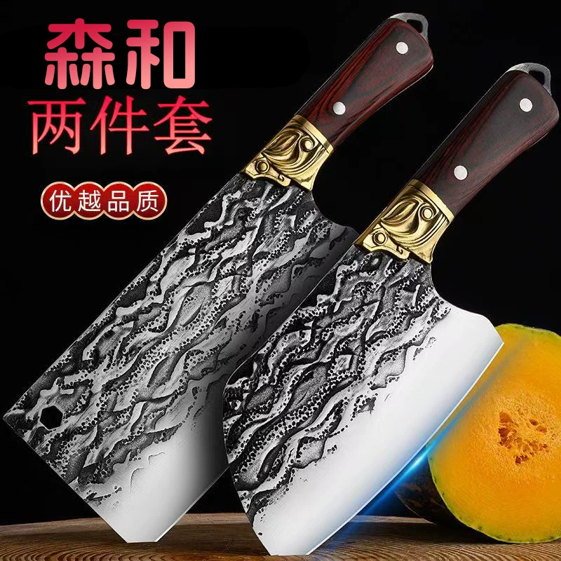 Новый медный головка кованый кухонный нож, нож для резки костей, домашний нож для резки, нарезной нож, нож старика, производитель шефа оптом