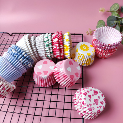 10 cm Snow Fairy Paper Cupcake Cup Cake Mini Cupcake Cup Baking Mold Bottom Paper Pads 1000 Pcs