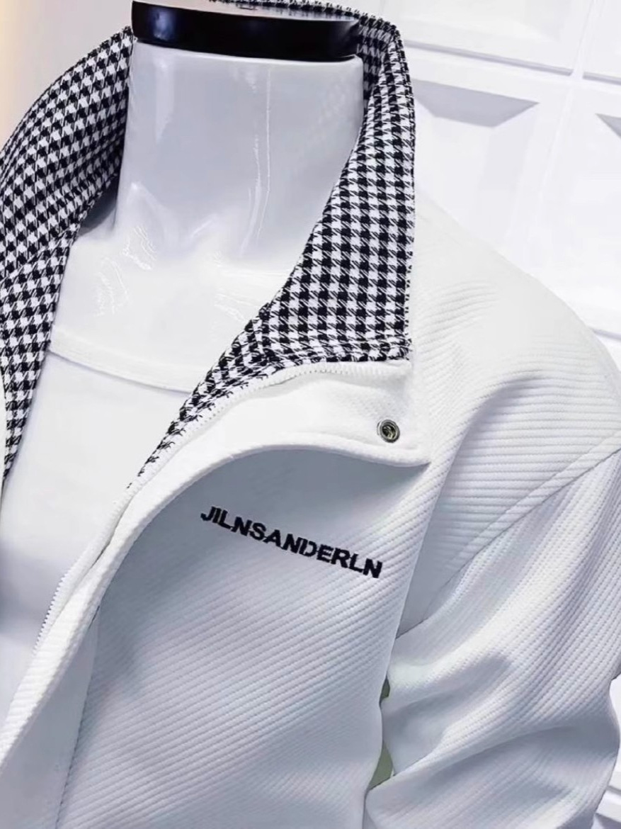 Chaqueta bordada Chaqueta guapa de primavera 2025 nuevos tops de hombre ropa de trabajo marca de moda cuello alto chaqueta de gran peso