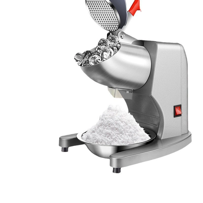 Broken Ice Machine 304 Double Sword Ice Machine Milk Tea Store Used high -power sesame ice machine fully automatic ice ice breaking machine