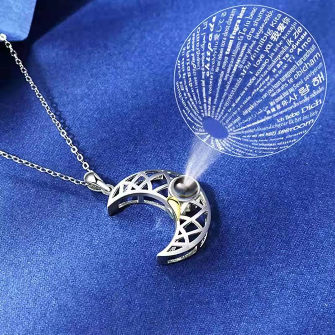 Pendant Necklace Classification Elegant Romantic Geometric Star Moon Copper Pendant Necklace In Bulk