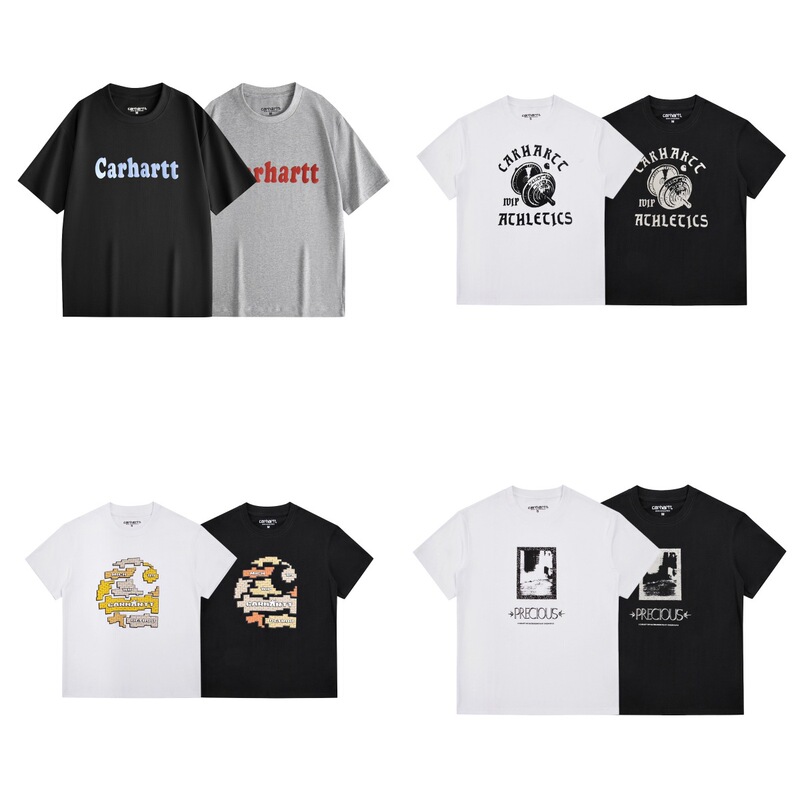 In-Stock Carhartt Short-Sleeve Heavyweight New Simple Style T-Shirt Classic Print Unisex 2026 New Model