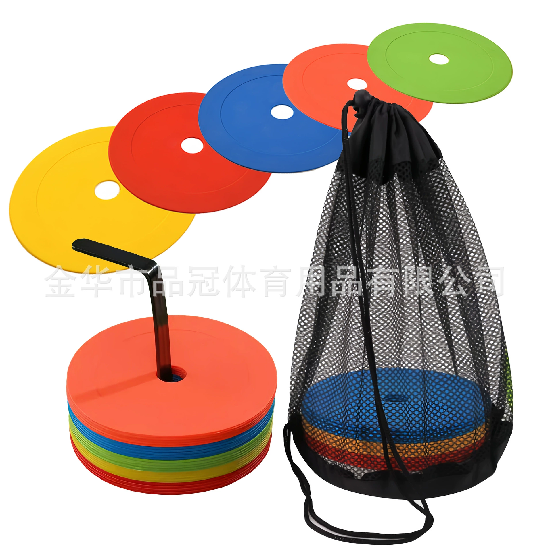 Плоская табличка с круглым горловым знаком тарелка с футбольным тренировочным знаком