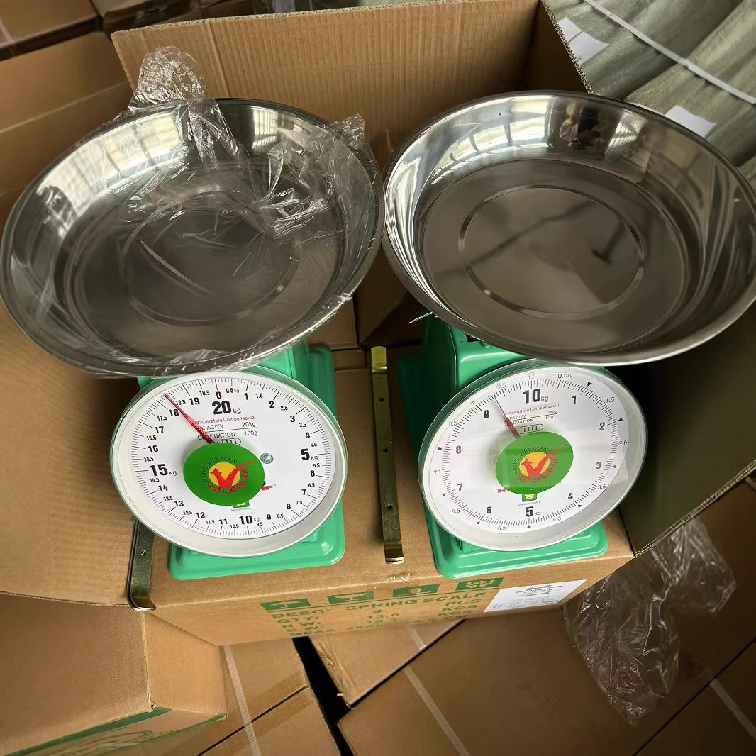 Báscula mecánica de disco de grado de resorte 2025 Báscula de disco antigua de 10kg Báscula de disco pequeña para el hogar en inglés
