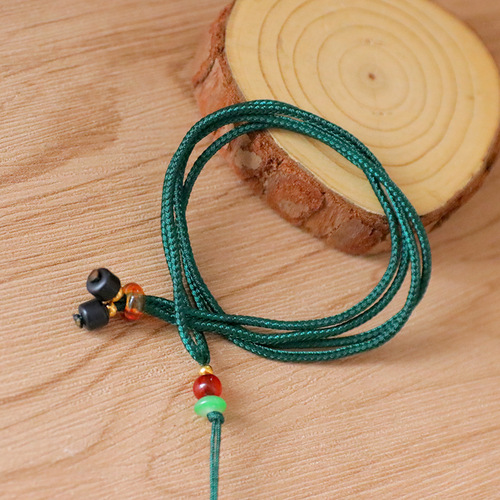 Simple braided diy Ruyi pendant rope necklace rope hand-woven necklace rope jade pendant wire diy hanging neck rope