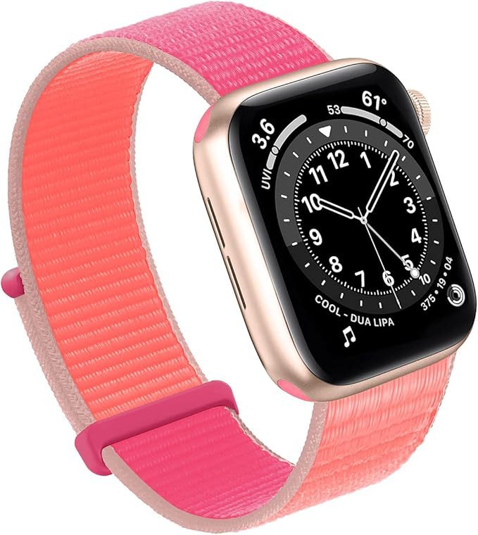 Suitable for apple Velcro double-loop nylon strap iwatch987 smartwatch strap undefined