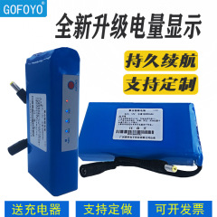 卸売り12 v動力高分子リチウム電池移動12ボルトリチウム電池セットメーカー屋外電源表示電力量