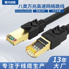 Premium 8 Category 8 Ethernet Cable LSZH Low Smoke Zero Halogen Flame Retardant Patch Cord with Double Shielding