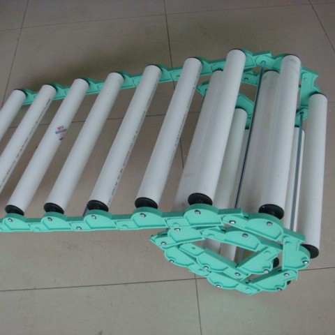 优惠 物流输送机 货柜装卸货无动力PVC滚筒输送梯 便携折叠滚筒梯