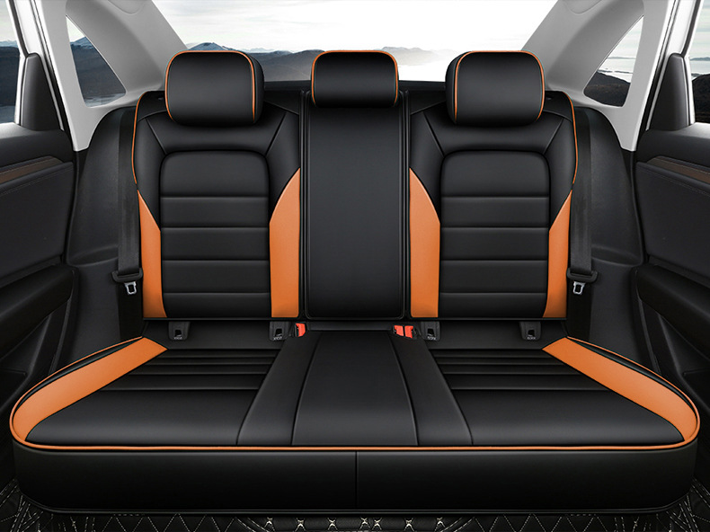 Jetta VS5 special car seat cover four seasons universal full-surround cushion vs5 perforated leather breathable seat cover cushion