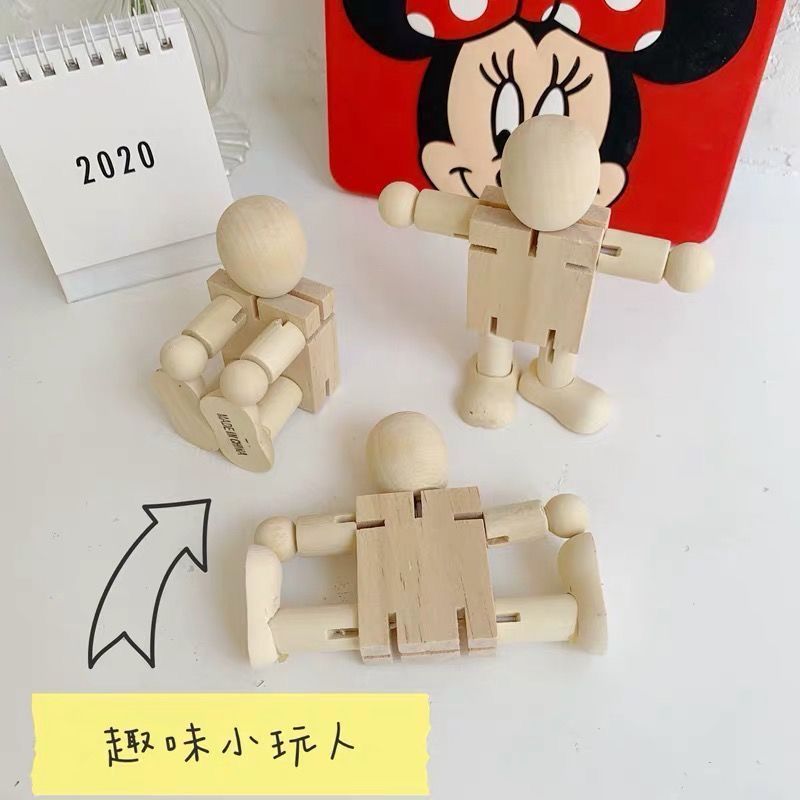 One piece On behalf of Famous ins Home Furnishing Blockhead desktop Decoration student desk gift Souvenir  lovely