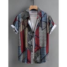 Z 51777 3D Print Men's Shirt ��ʿӡ������ �羳����ѷŷ��
