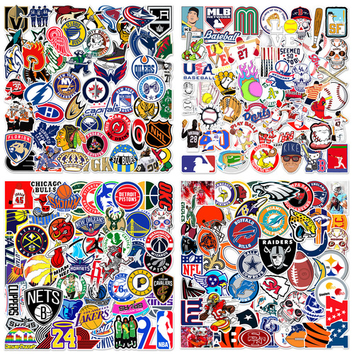 A variety of 50 sports series American-style four major professional league graffiti stickers car mobile phone water cup waterproof stickers