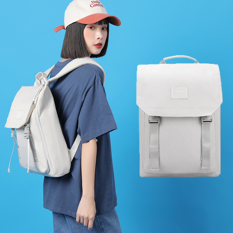 Mochila de los hombres y de las mujeres estudiante mochila de viaje de gran capacidad impermeable ligero ins moda estilo de la Universidad bolsa de pareja