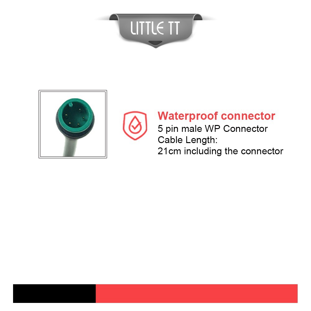 Electric bicycle modification accessories LCD-SW900 LCD meter data display 24-72V waterproof connector
