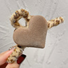 Demi-season cute high plush ponytail, crab pin, knitted shark, wholesale, Korean style