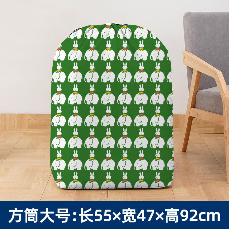 方筒大号-骑象绿底
